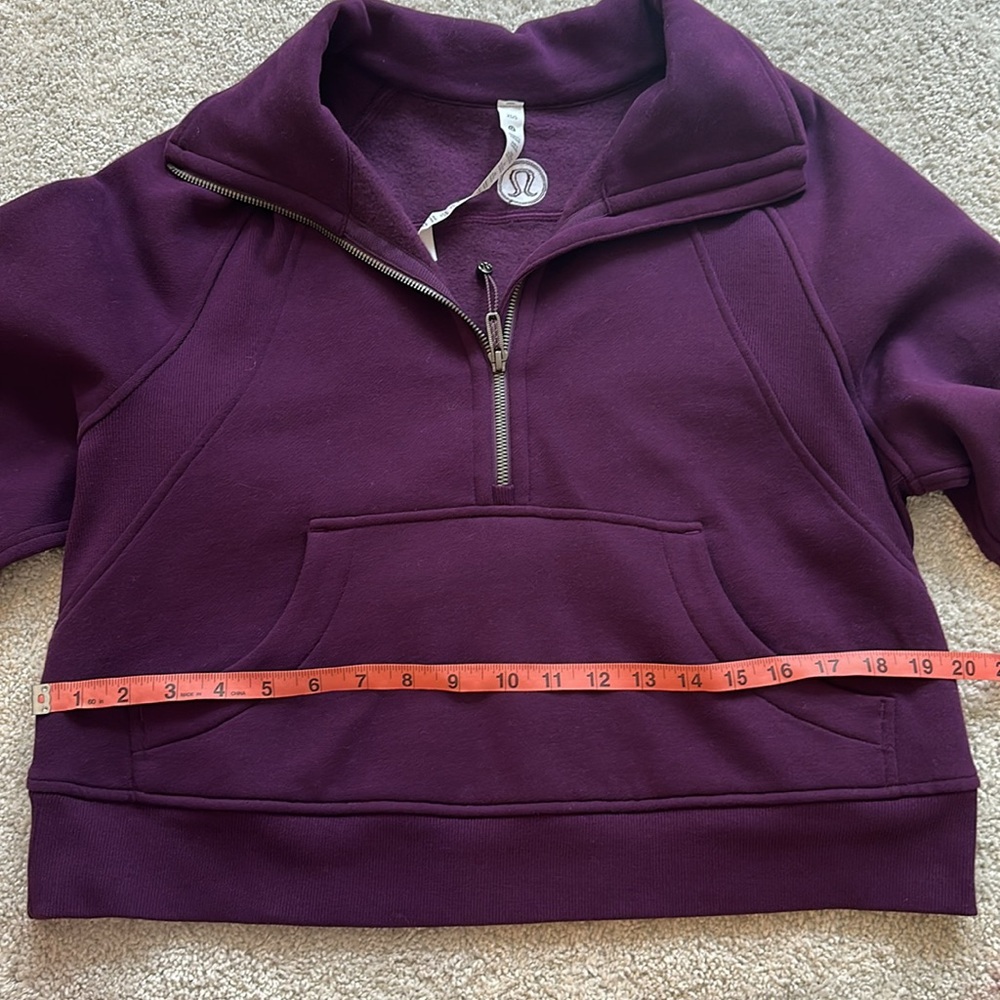 Lululemon Funnel Neck Half Zip Scuba - Picture 3 of 4